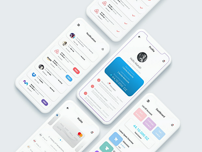 A bank app design