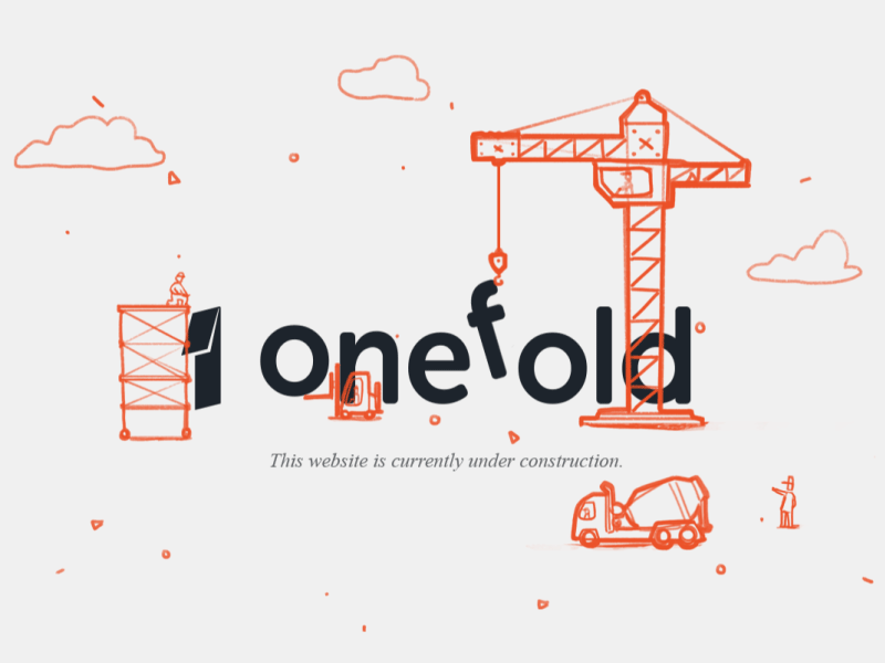 Under constructions animation construction crane fork lift illustration onefold truck under constructions website wip work in progress