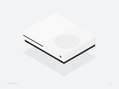 xbox one s console games illustration isometric microsoft one onefold s videogames xbox xbox one xbox one s