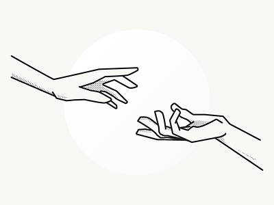 Reach hand hands illustration line line art pattern reach reaching