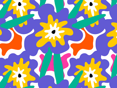 Irises cartoon design floral flower illustration iris pattern printdesign seamless pattern summer vector