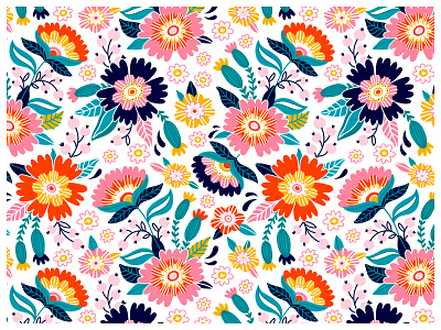 💮 digitalprint drawing flowers illustration pattern patterndesign printdesign surfacedesign surfacepattern textiledesigns vector