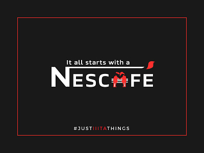 Nescafe Minimal Poster coffee lover coffeeshop design friendship illustration love minimal art minimalist nescafe nestle