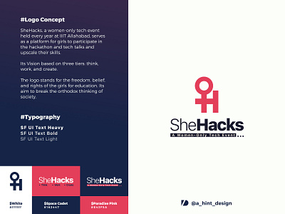 Women Tech Event Logo 2020 branding college design hackathon logo minimalist talk tech women women empowerment