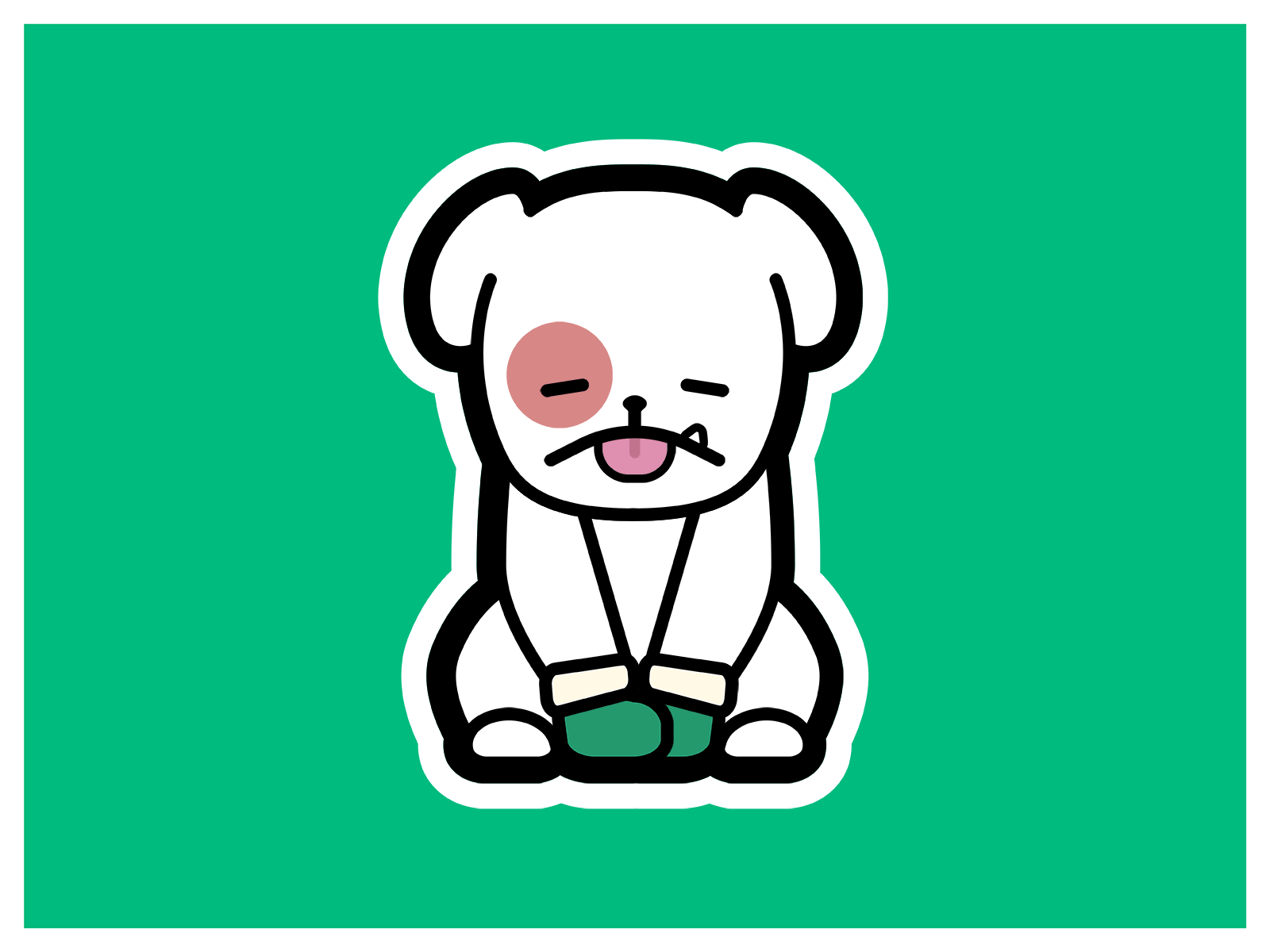 Bulldog concept character/mascot