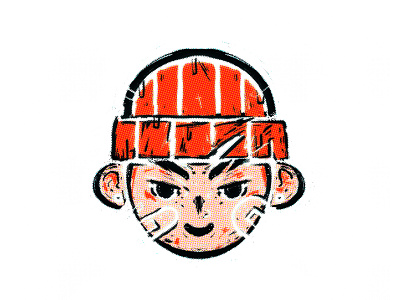 avatar boy branding character design halftone illustration photoshop print