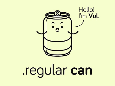 .regular can