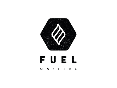 Fuel On Fire Logo brand design fire flame fuel graphic logo vintage