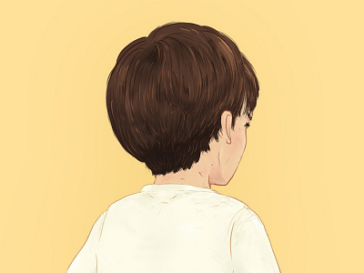 Boy WIP 2 boy color draw editorial hair illustration photoshop skin wip