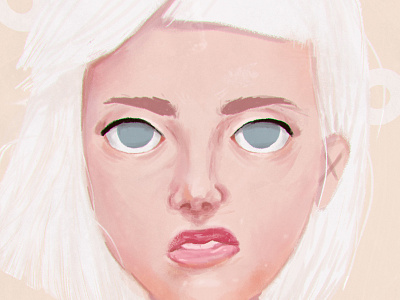 Practice journal (Janice Sung) character concept design face illustration photoshop women