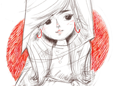 Practice journal 18-07-06 art character digital girl illustratio pencil sketch woman