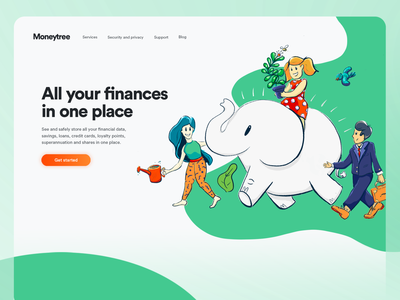 Illustration Concept For Moneytree By Neil Hamilton Ritchie On Dribbble