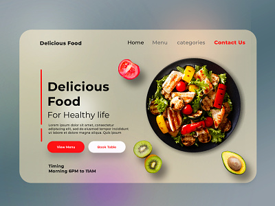 Food Website banner branding company logo icon illustration logo design typography ui vector webdesign