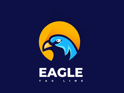 eagle animation branding company logo flat icon illustration logo logo design minimal vector