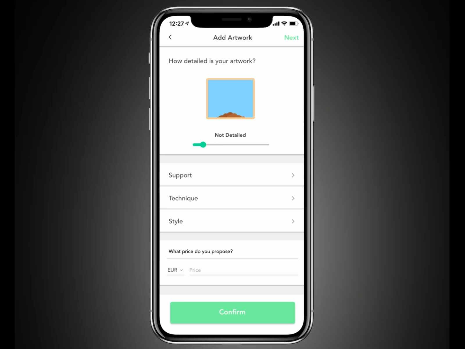 Slider Design for iOS app