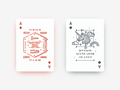 Hipsteria: Aces II card deck hipster hipsteria icon line playing cards