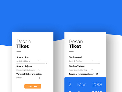 Redesign - Train Ticket Booking App adobexd app design ui uidesign uiux ux