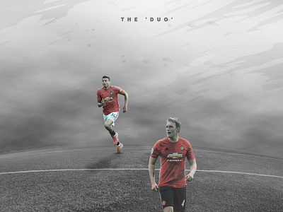 The Duo | Manchester United | Sport Design design football footballer manutd poster soccer sport sports design