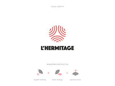 L'HERMITAGE / Logo Construction