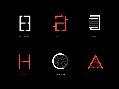 L'HERMITAGE / Visual Language alphabet branding branding concept classy elegant illustrations illustrator modern sharp vector visual identity visual language