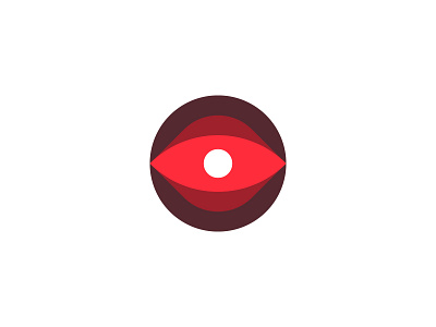 A Red Eye Logo Mark