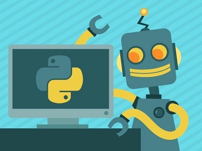 Pythonbot developer illustration programming python robot