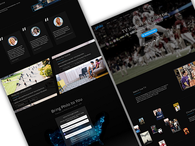 Philo Homepage Concepts omnes philo tv