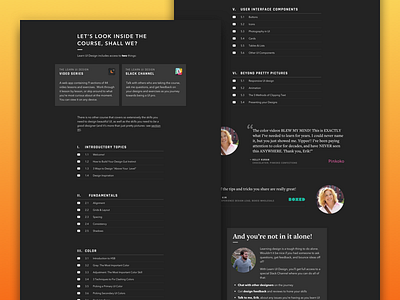 "Curriculum" - Learn UI Design
