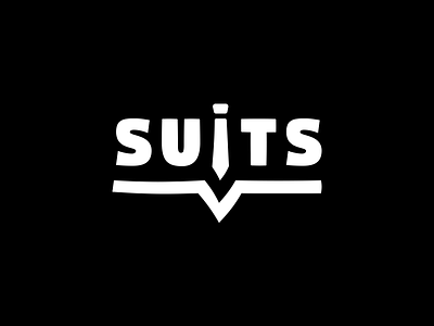 Suits branding logo logo design suit suits tie