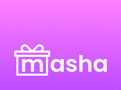 Masha (Logo) branding design flat icon illustration logo logo design logotype minimal typography ux vector