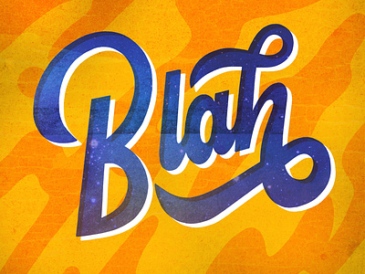 Blah! calligrafia calligrapher calligraphy lettering lettering art lettering artist lettering challenge typography