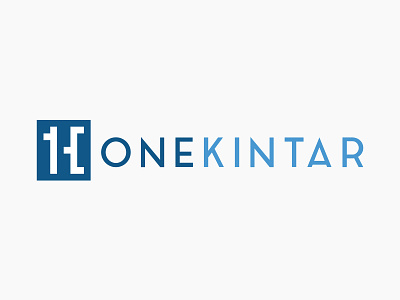 One Kintar Logo branding logo logo design software company software development