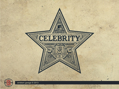 Celebrity Ecigs emblem design illustration logo design