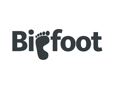 Bigfoot creature logo monster type