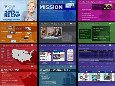 CBS/CDC Recap branding design illustrator photoshop