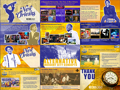 New Orleans Tourism branding design photoshop