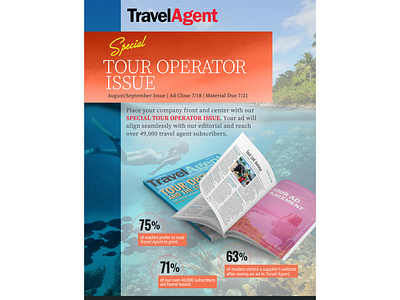 Travelagent Tour Issue adveristing branding design photoshop