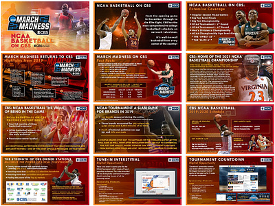 NCAA Basketball On Cbs branding design photoshop powerpoint design