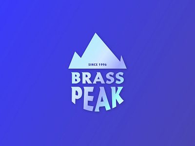 Daily Logo Challenge | Day 8 branding dailylogochallenge design gradient logo logo design mountain typography