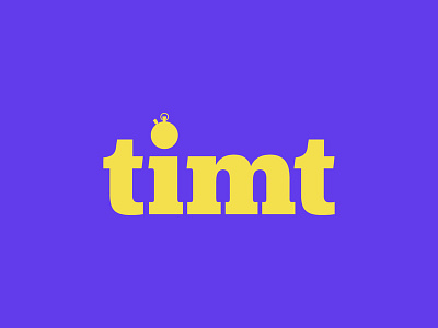 timt Logo branding clean icon illustration logo typography visual identity