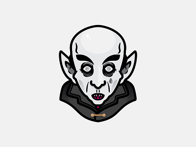 Nosferatu design fan art graphic design halloween illu illustration movies nosferatu