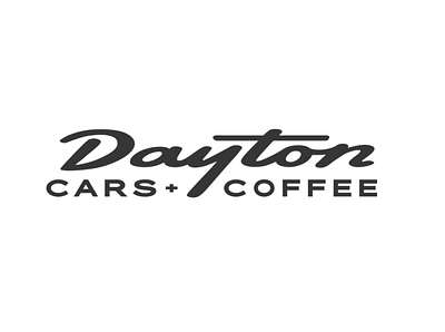 Dayton Cars and Coffee logo concept