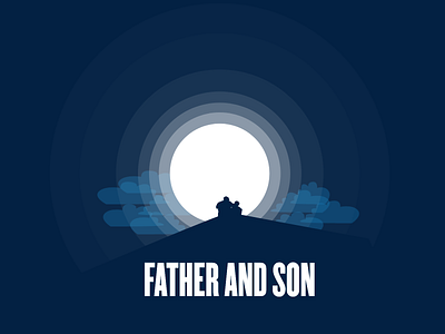 Father and Son adobexd app branding design illustration minimal redesign concept ui ux web