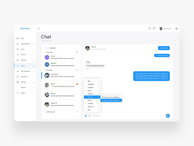 Dashboard Support Chat blue chat dailyui dashboard dashboard app dashboard ui design flat support support chat ui ui design uidesign ux ux design uxdesign uxui web web app web chat