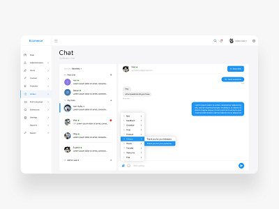 Dashboard Support Chat by Vlad Kindra on Dribbble