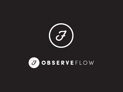 Observe Flow brand flow logo logotype photography typography