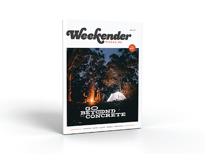 Weeknder Magazine Cover cover cover design editorial editorial design magazine magazine cover weekend