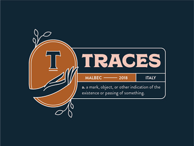 Traces a trace bottle design malbec merlot packaging red wine t trace traces wine wine label wine mockup