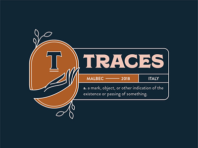 Traces a trace bottle design malbec merlot packaging red wine t trace traces wine wine label wine mockup