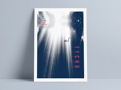 Tycho calm dive free dive gig gig poster pattern poster photography poster tycho typography water